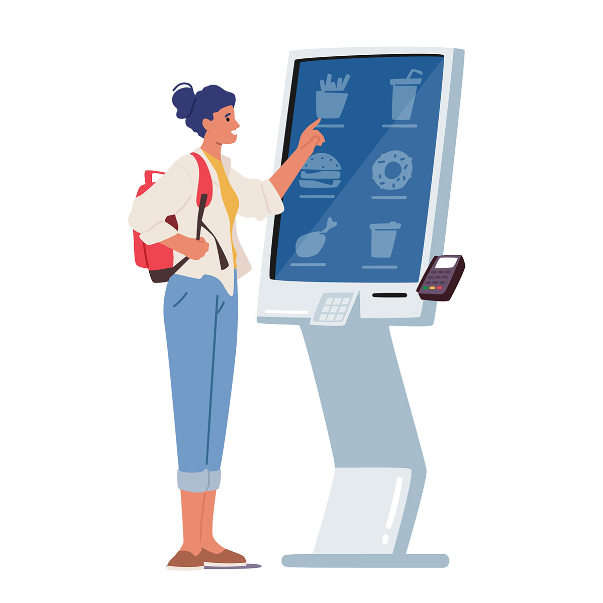 Unattended POS terminali